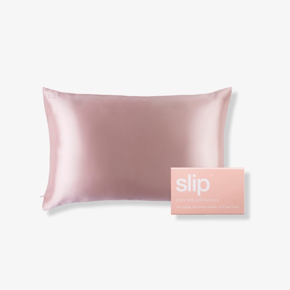 Silk Pure Silk Pink Pillowcase - Picture 1 of 9